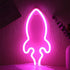Rocket Neon Sign for Bedroom Wall or Desktop - My Own Cosmos