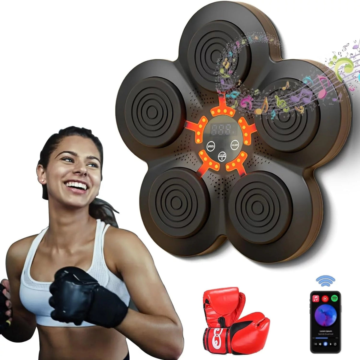 Smart LED Bluetooth Music Boxing Trainer - My Own Cosmos