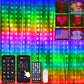 Smart RGB Curtain Lights with Bluetooth & Music Sync - My Own Cosmos