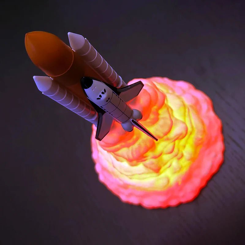 Space Rocket Launch 3D Illusion LED Lamp - My Own Cosmos