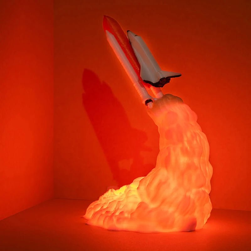 Space Rocket Launch 3D Illusion LED Lamp - My Own Cosmos