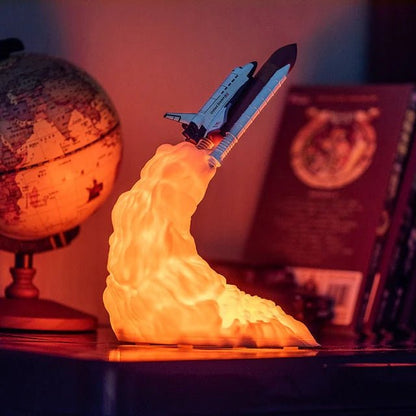 Space Rocket Launch 3D Illusion LED Lamp - My Own Cosmos