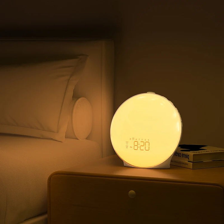 Sunrise & Sunset Alarm Clock with Nature Sounds & FM Radio - My Own Cosmos