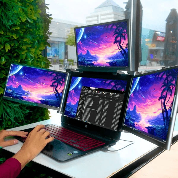 Ultimate 14" Full HD Portable Quad - Screen Laptop Monitor - My Own Cosmos