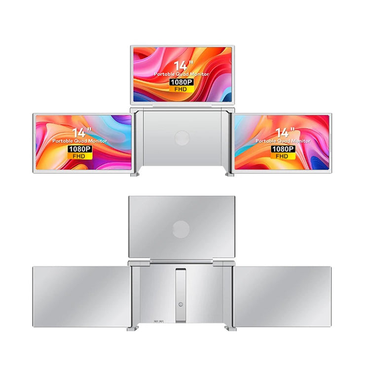 Ultimate 14" Full HD Portable Quad - Screen Laptop Monitor - My Own Cosmos