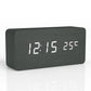 Wooden Digital Alarm Clock with Temperature Display - My Own Cosmos
